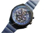 Breitling Bentley Super Sports Chrono Blue Rubber Watch